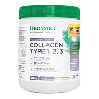 Organika Full Spectrum Collagen Type 1,2,3 Bone Broth Exclusive Size 500g