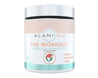 Alani Nu Pre-Workout Supplement Hawaiian Shaved Ice 303g