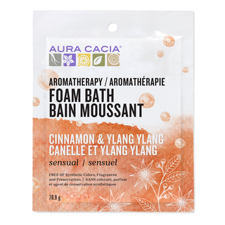 Aura Cacia Foam Bath Cinnamon & Ylang Ylang 70.9g