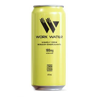 Work Water Energy Drink Lemon 473mL