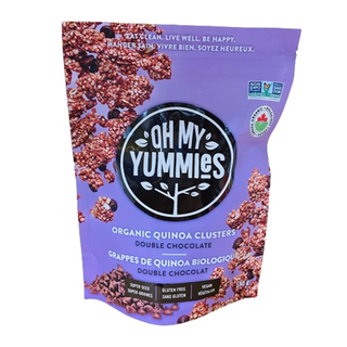 Oh My Yummies Organic Quinoa Clusters Double Chocolate 150g