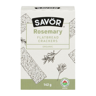 Savor Flatbreads Crackers Rosemary 142g