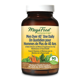 Mega Food Men Over 40 One Daily 90 Tablets