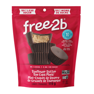 Free2b Sun Cups Minis Dark Chocolate 119g