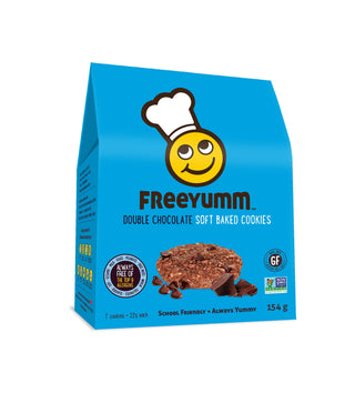 Freeyumm Soft Baked Cookies Double Chocolate 154g