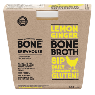 Bone Brewhouse Bone Broth Lemon Ginger Chicken Broth 600mL