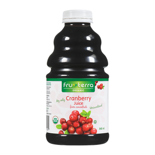 Fruterra Organic Cranberry Juice 946mL