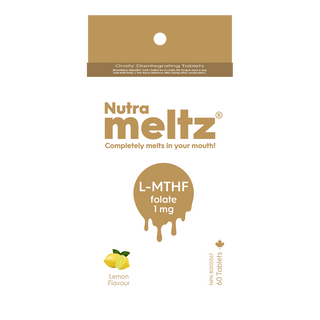 Nutrameltz L-MTHF Folate 1mg 60 Tablets