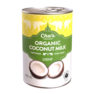 Cha's Organics Coconut Milk Light 400mL