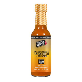 Pepper North Hot Sauce Sweet Garlic & Habanero 148mL