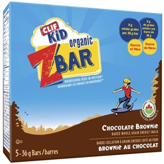 Clif Bar Kids Organic Zbar Chocolate Brownie 5 Packs