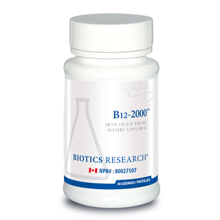 Biotics Research B12-2000 60 Lozenges