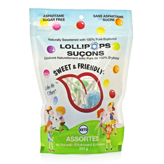 Sweet And Friendly Lollipops Assorted 250g