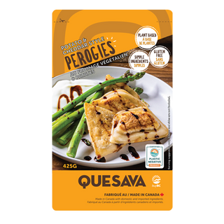 Quesava Plant Based Perogies Potato & Cheddar Style 425g