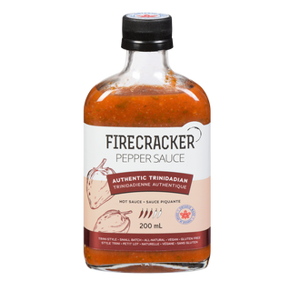 Firecracker Hot Sauce Authentic Trinidadian 200mL