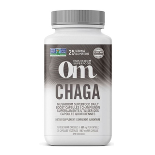 Om Mushroom Chaga Mushroom 667mg 75 Veggie Caps