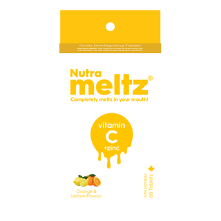 Nutrameltz Vitamin C +Zinc 60 Tablets