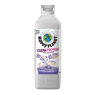 Happy Planet Clean Protein Shake Blueberry Almond Butter 900mL