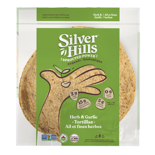 Silver Hills Organic Tortillas Herb & Garlic 255g