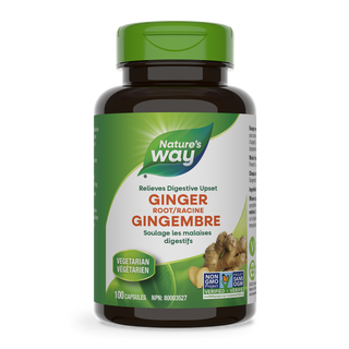 Nature's Way Ginger Root 100 Capsules