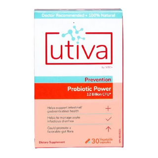 Utiva Probiotic Power 12 Billion CFU 30 Veggie Caps