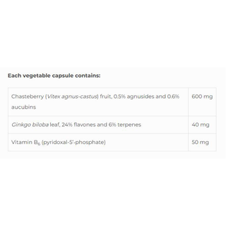 NFH Chastetree+ SAP 60 Capsules