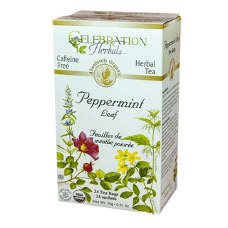 Celebration Herbals Peppermint Leaf Organic 24 Tea Bags