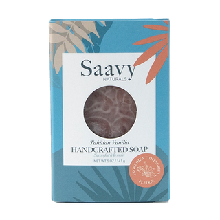 Saavy Naturals Handcrafted Soap Bar Tahitian Vanilla 141g