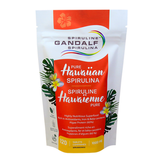 Gandalf Hawaiian Spirulina 1000mg 120 Tablets