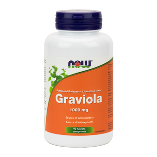 NOW Graviola 1000 mg 90 Tablets