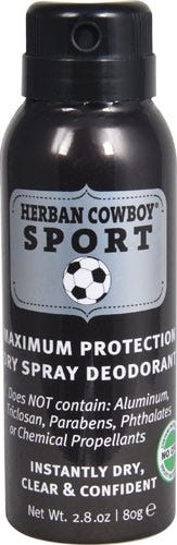 Herban Cowboy Dry Deodorant & Body Spray Sport 80g