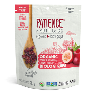 Patience Fruit Organic Dried Cranberries 283g