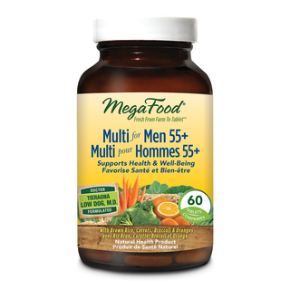 Mega Food Multi For Men 55+ 60 Tablets