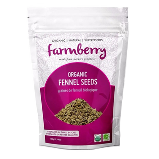 Farmberry Organic Fennel Seeds 100g