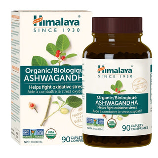 Himalaya Organic Ashwagandha 90 Caplets