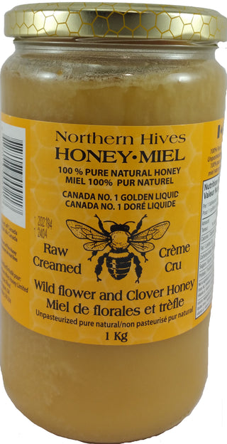 Northern Hives Honey Raw Cream 1kg