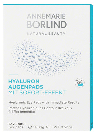 Annemarie Borlind Eye Pads Hyaluronic 6x2 Pads