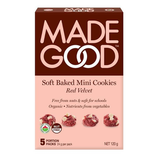 Made Good Soft Baked Mini Cookies Red Velvet 120g