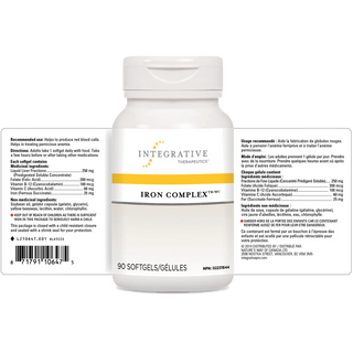 Integrative Therapeutics Iron Complex 90 Softgels