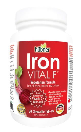 Hubner Iron Vital F 15mg 30 Tablets