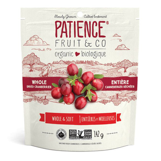 Patience Fruit Organic Dried Cranberries 142g