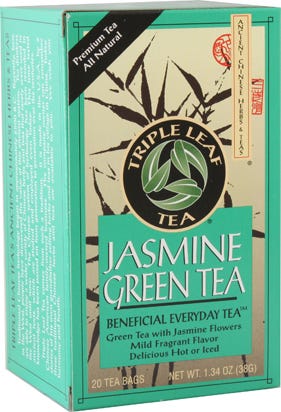 Triple Leaf Jasmine Green Tea 20 Tea Bags