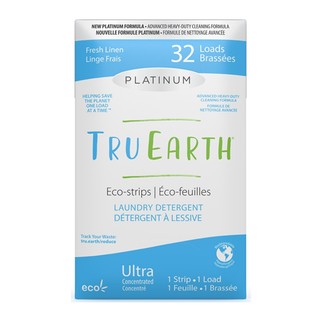 Tru Earth Platinum Eco-strips Laundry Detergent Fresh Linen 32 Loads