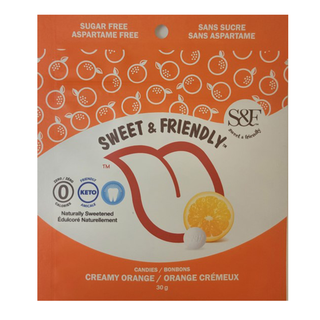 Sweet And Friendly Candies Creamy Orange 30g