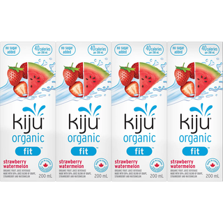 Kiju Organic Fit Juice Strawberry Watermelon 4X200mL