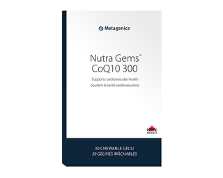 Metagenics Nutra Gems CoQ10 300 30 Chewable Gels