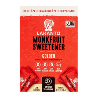 Lakanto Sweetener With Monkfruit Golden 30 Packs