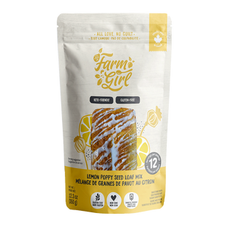 Farm Girl Keto Poppy Seed Loaf and Cake Mix Lemon 350g