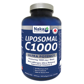 Naka Platinum Liposomal C1000 180 Softgels