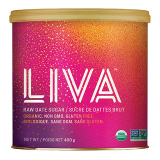 Liva Organic Raw Date Sugar Canister 400g